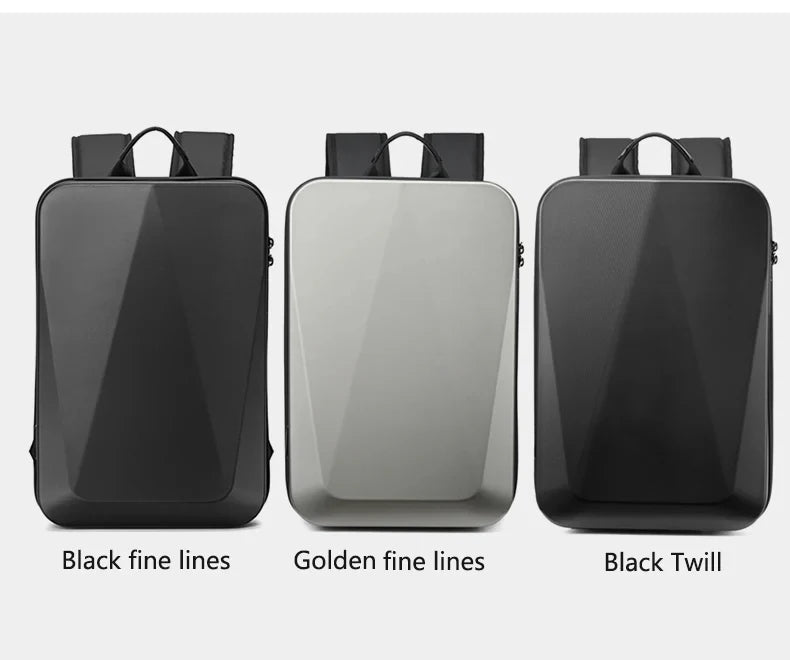 Men's 15.6" Laptop Hard Shell Backpack Waterproof Anti-theft Expandable TSA Lock Gaming Pack Luxury Business Backpack USB Charge