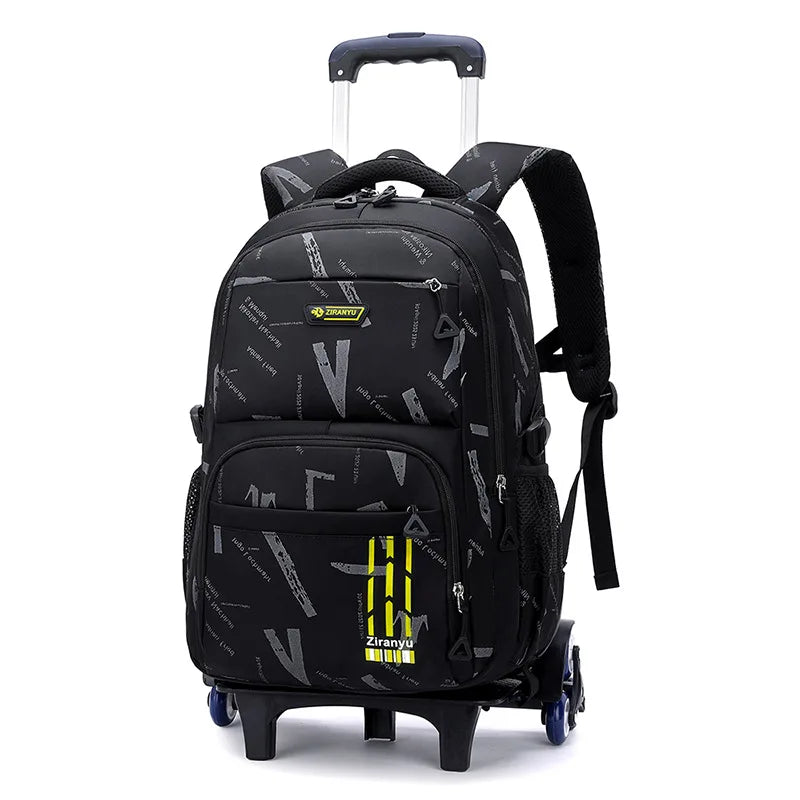 Trolley School Bags for Boys Children Rolling Backpack Elementary School Backpack with Wheels Student Book Bag Carry on Luggage