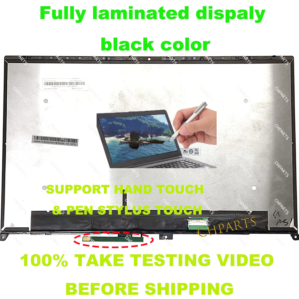 15.6'' Laptop LCD Touch Screen Replacement Assembly Panel For lenovo Ideapad Flex 5 15ALC05 82HV 15IIL05 81X3 15ITL05 82HT