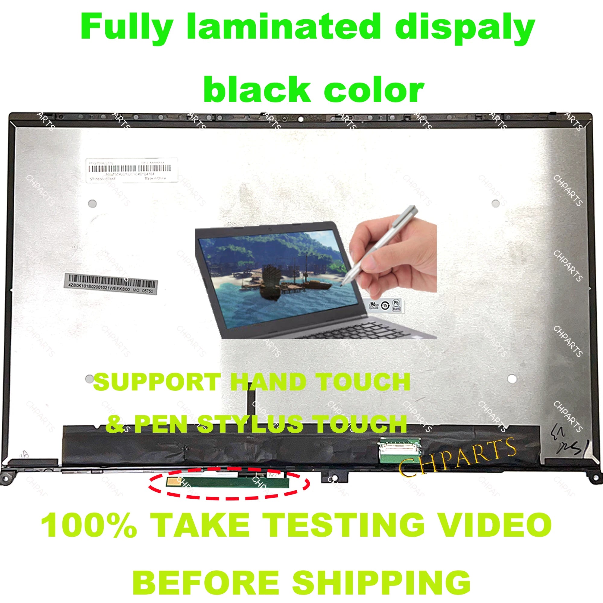 15.6'' Laptop LCD Touch Screen Replacement Assembly Panel For lenovo Ideapad Flex 5 15ALC05 82HV 15IIL05 81X3 15ITL05 82HT