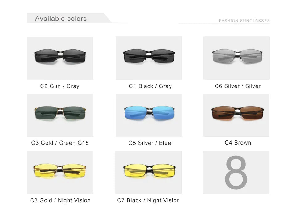KINGSEVEN Fashion Rectangular Frame Sunglasses For Men UV400 Polarization Alloy Riding Glasses Parsnip Luxury Vintage Eyewear
