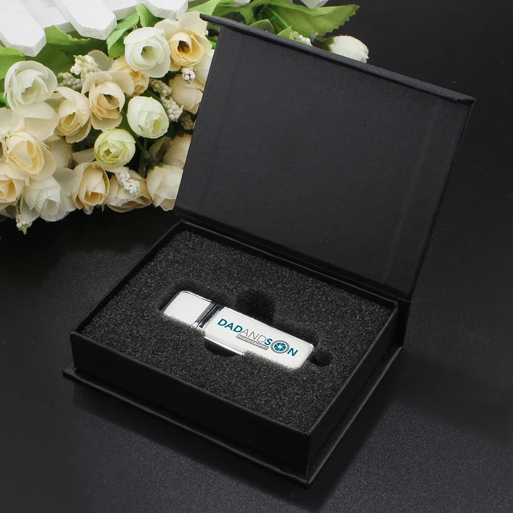 JASTER  USB 2.0 Flash Drives 64GB Brown Leather Business GIFT LOGO  Fashion Pen drive 32GB U disk Free Color pen usb 128GB BOX
