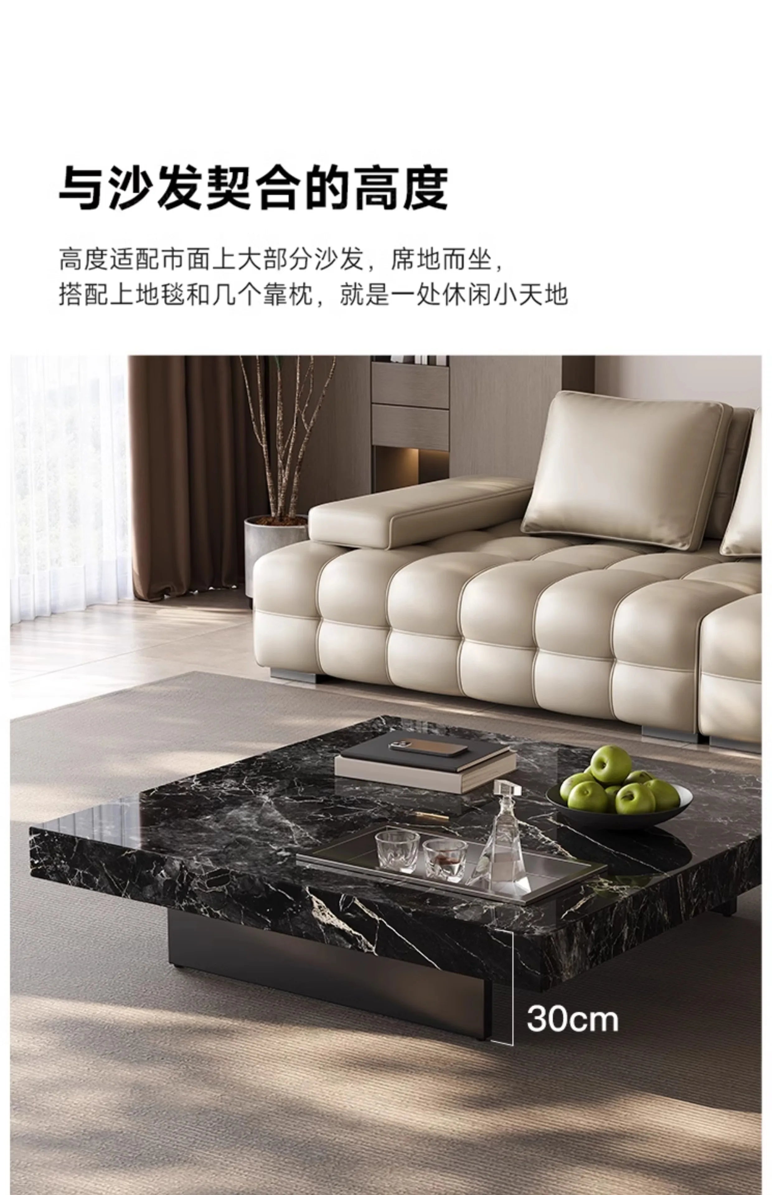 Minimalist Italian Coffee Table Living Room Decoration Aesthetic Modern Side Table Organizer Mesas Bajas Lounge Suite Furniture