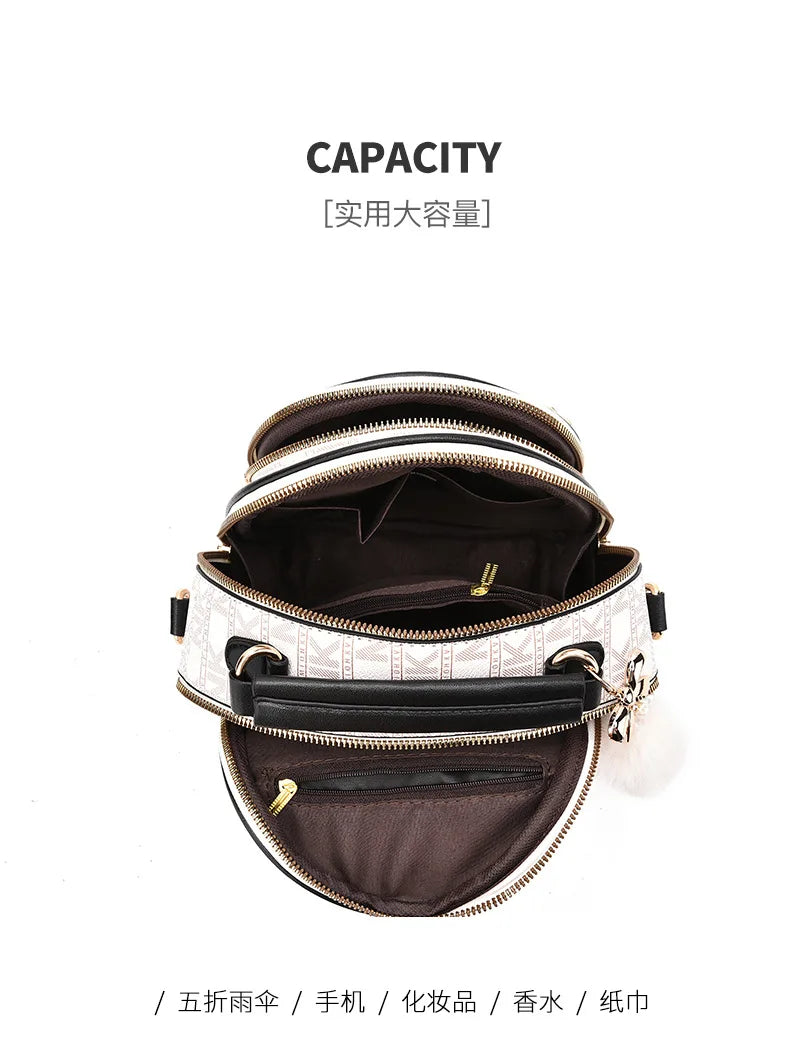 Classic Women Backpack Fashion School Bags Female Daily Shopping Girl Backpacks Schoolbags Versatile Leisure Travel Backpack