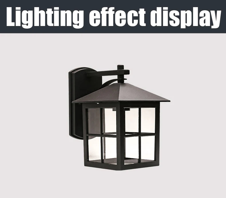 Outdoor Lamp Courtyard Aluminum Wall Lamp LED Balcony Aisle Corridor Lamp Creative Waterproof Lighting Project Home