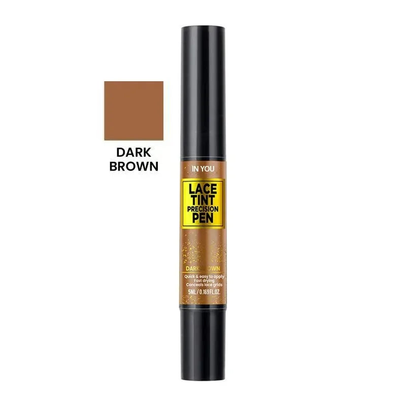 Lace Tint Pen for Wigs - Long-Lasting Natural-Looking High Viscosity Hair Color Easy Apply for All Hair Types