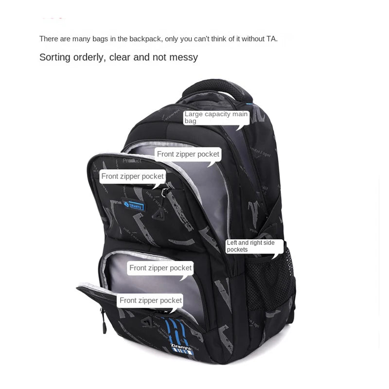 Trolley School Bags for Boys Children Rolling Backpack Elementary School Backpack with Wheels Student Book Bag Carry on Luggage