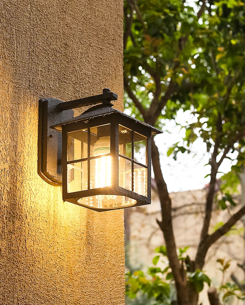 Outdoor Lamp Courtyard Aluminum Wall Lamp LED Balcony Aisle Corridor Lamp Creative Waterproof Lighting Project Home