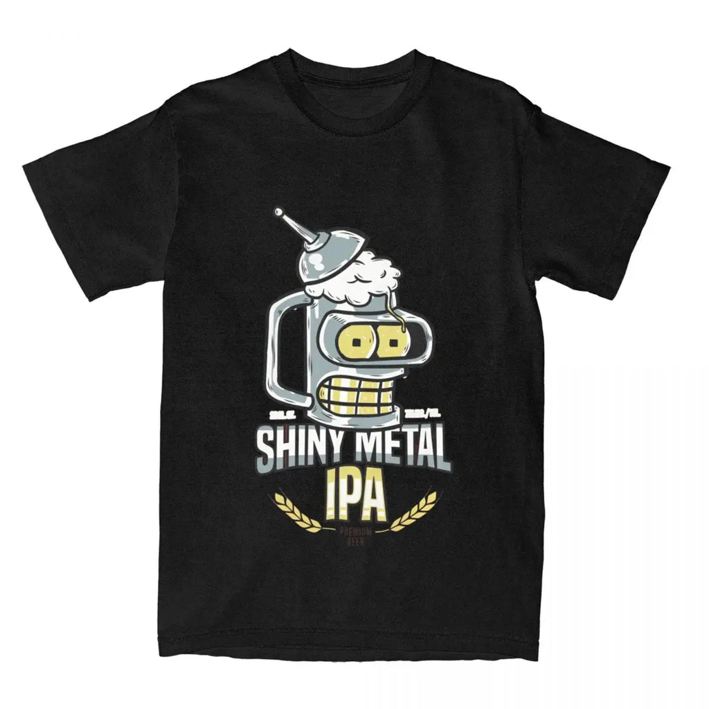 Men Women's Futuramas Comics T Shirts 100% Cotton Tops Novelty Short Sleeve Crewneck Tees 4XL 5XL 6XL T-Shirt