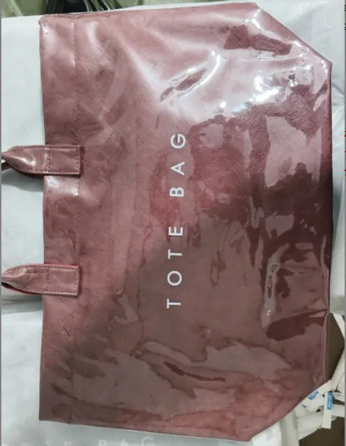 Retro tote bag waterproof DuPont paper shoulder bag fashionable commuting large capacity kraft paper handbag