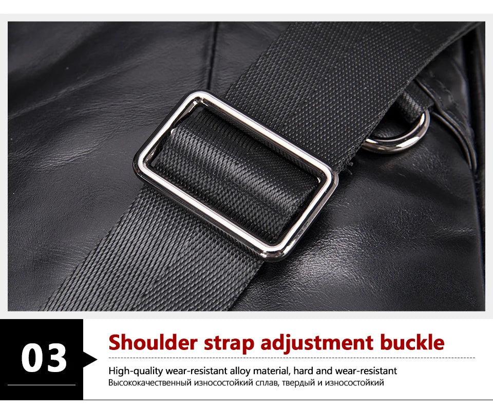 Mans 100% Genuine Leather Sling Bag Men Messenger Bags for Men Black Chest Bags for Phone Casual Sport Shoulder Bag