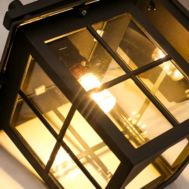 Outdoor Lamp Courtyard Aluminum Wall Lamp LED Balcony Aisle Corridor Lamp Creative Waterproof Lighting Project Home