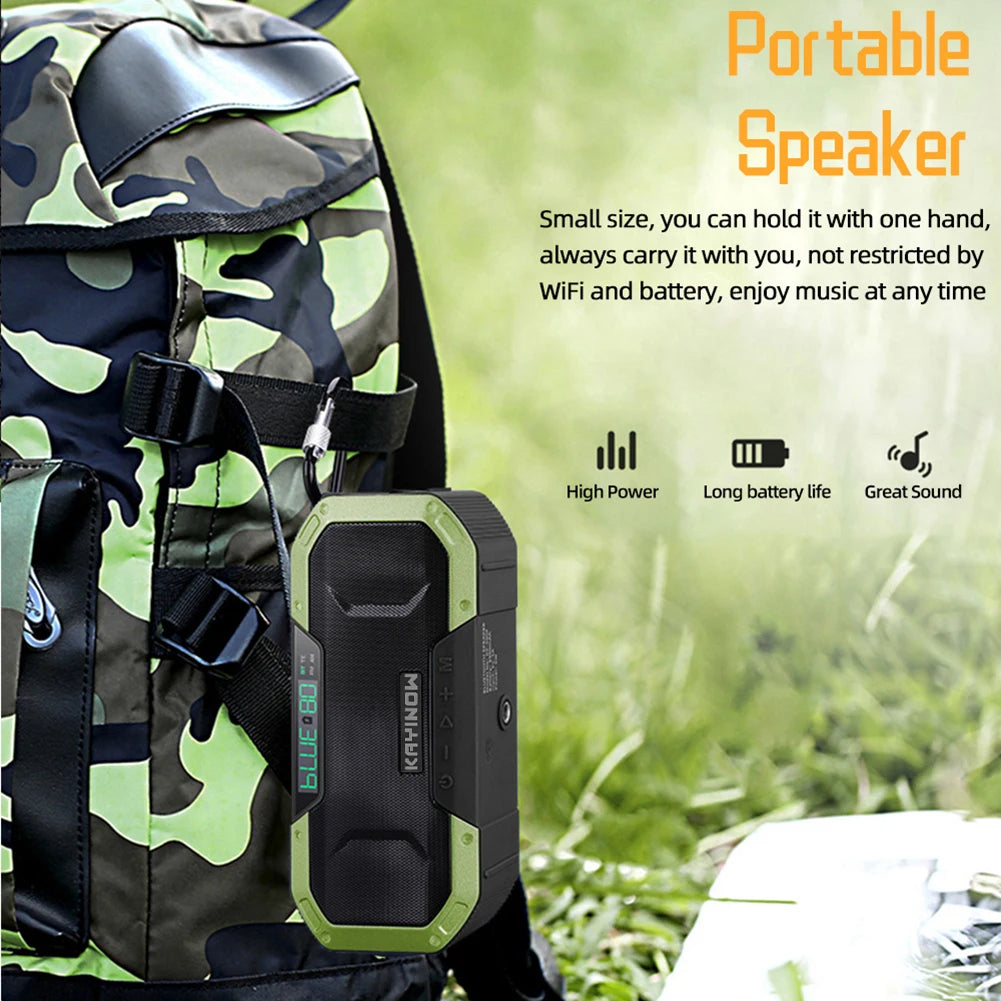 5000mAh Emergency Radio Solar Powered Hand Crank Radio Multifunctional Bluetooth AM/FM Weather Radio Speaker with LED Flashlight