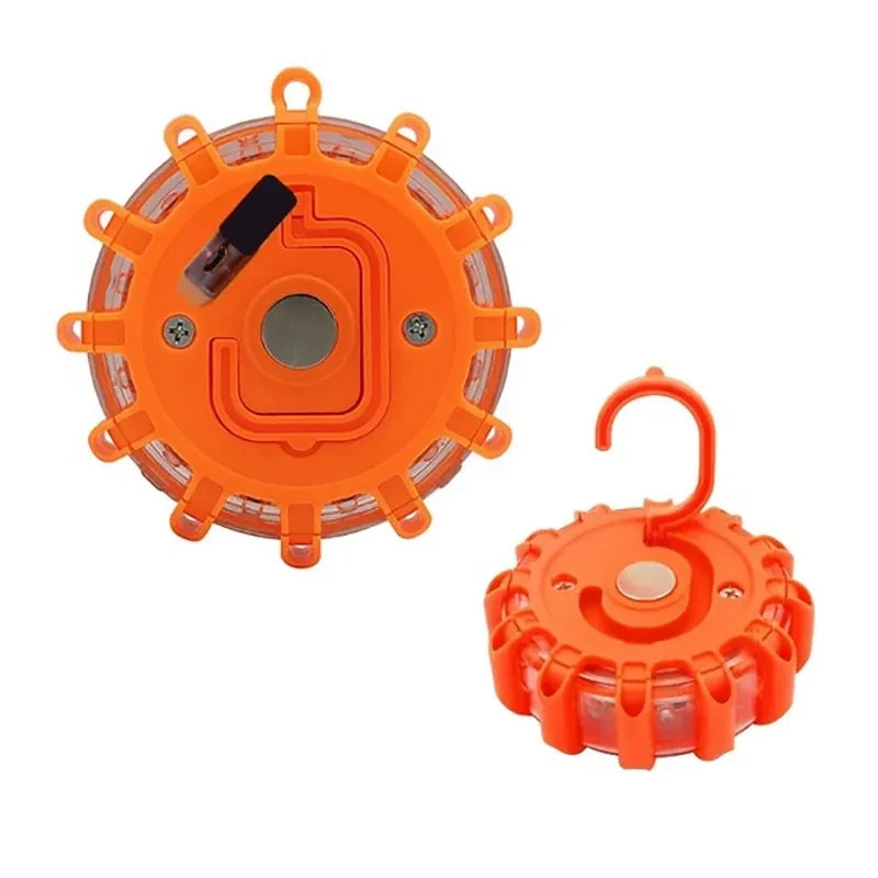 LED Emergency Lights Flare 9Modes Safety Warning USB Rechargeable Flashing Lamp Red Strobe Dash Light for Trucks Vehicle Car
