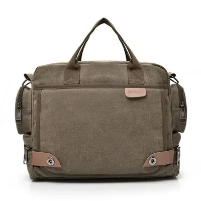 Tilorraine men handbag multi-function canvas men bag shoulder bags business casual crossbody messenger travel bags canvas bag