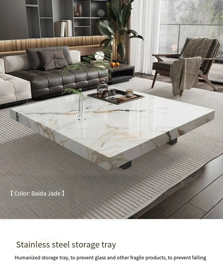 Minimalist Italian Coffee Table Living Room Decoration Aesthetic Modern Side Table Organizer Mesas Bajas Lounge Suite Furniture