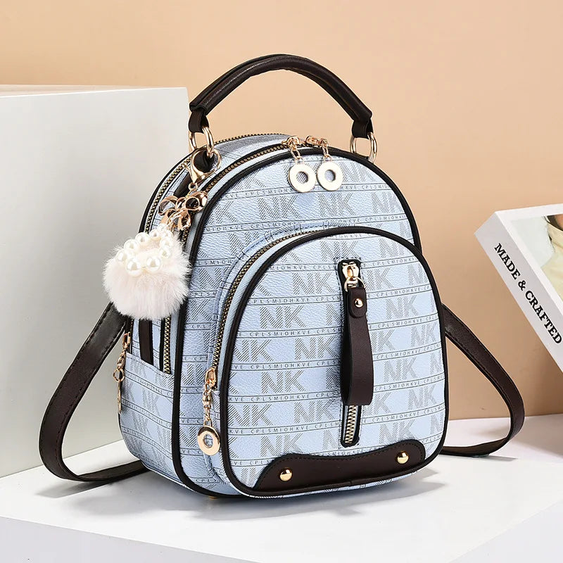 Classic Women Backpack Fashion School Bags Female Daily Shopping Girl Backpacks Schoolbags Versatile Leisure Travel Backpack