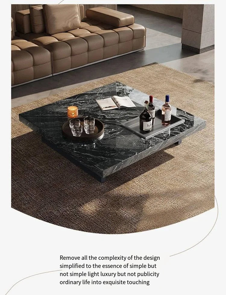 Minimalist Italian Coffee Table Living Room Decoration Aesthetic Modern Side Table Organizer Mesas Bajas Lounge Suite Furniture