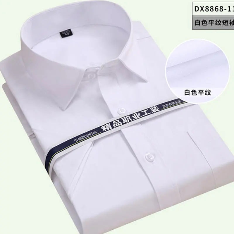 7XL 8XL Men's shirt Long sleeve large size Spring Summer Business cotton casual High quality fashion free wear breathable
