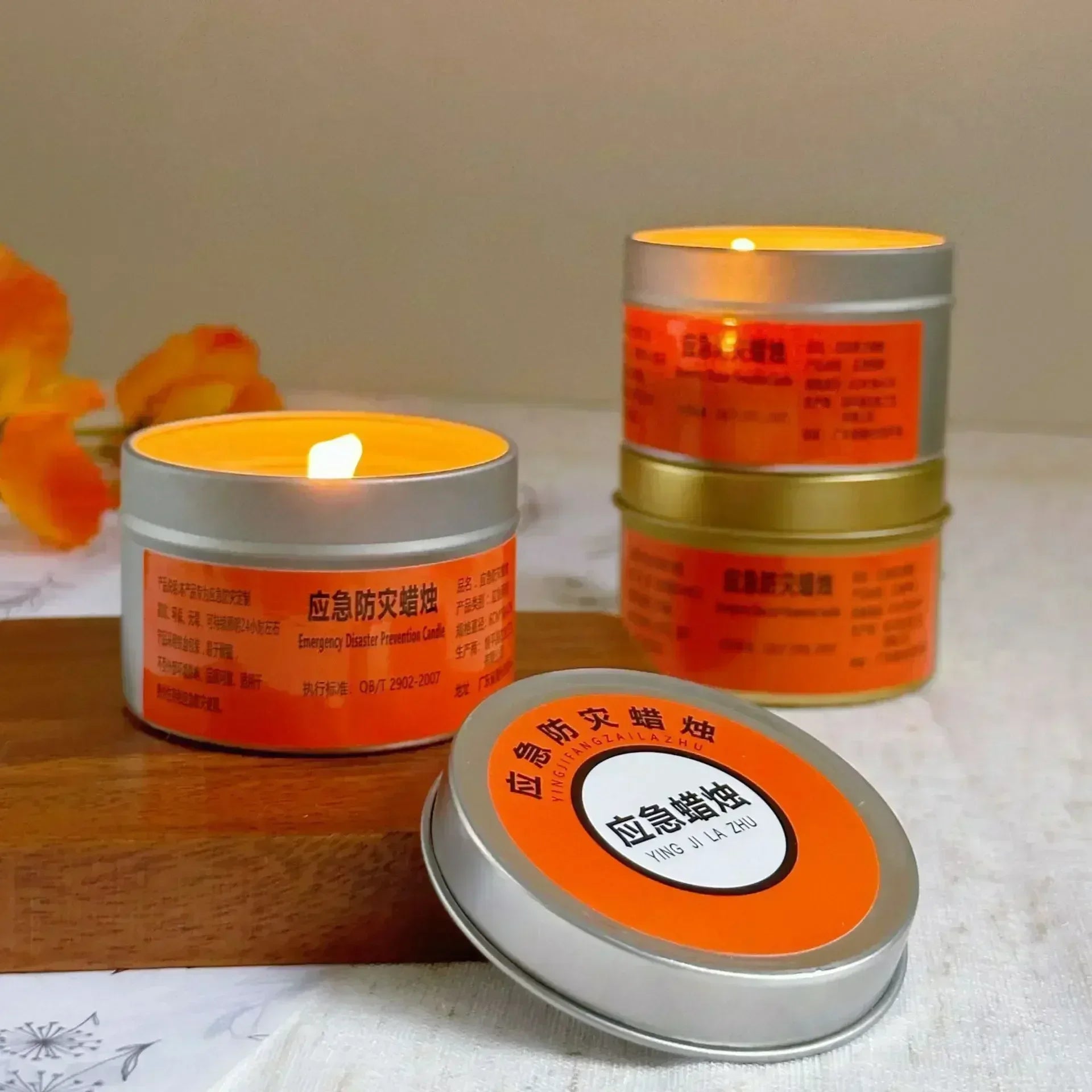 1-20pcs Emergency Candles for Power Outages Windproof Smokeless Long-Lasting Lighting Survival Supply for Home Camping Blackouts