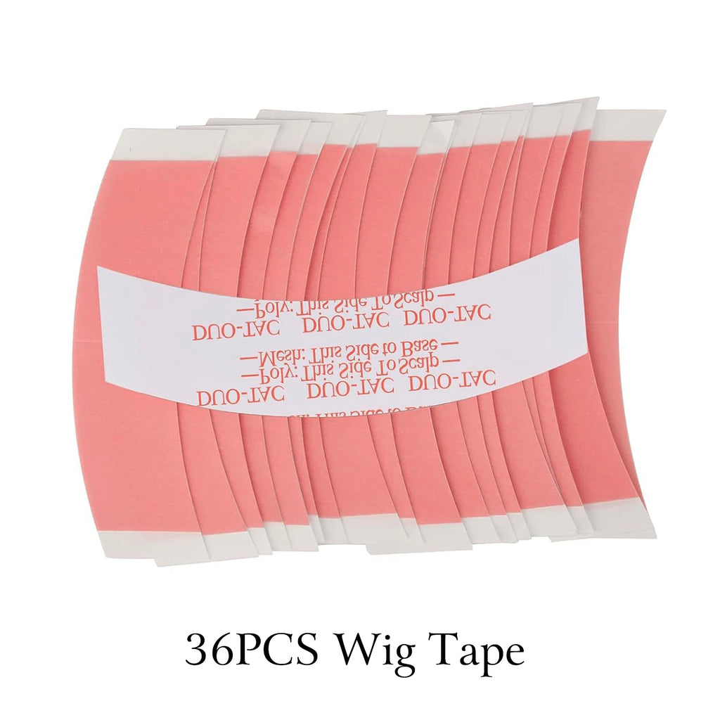 Lace Front Wig Tape 36 Pieces, Water-Proof Strong Adhesive Double Sided Lace Wigs Tape