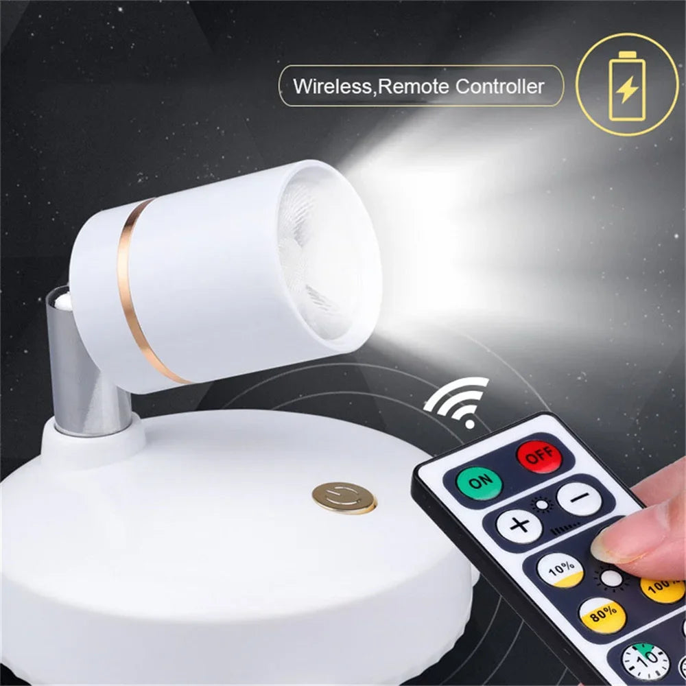 Customizable White Color Led Under Cabinet Light Indoor Spotlight Wireless Touch Sensor /Remote Controller for Stairs