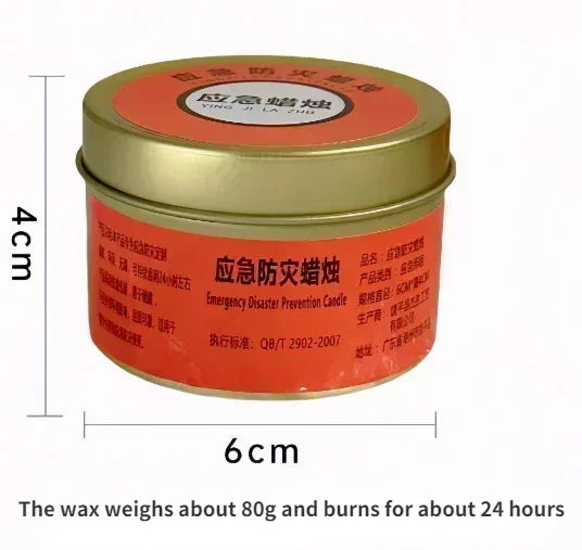 1-20pcs Emergency Candles for Power Outages Windproof Smokeless Long-Lasting Lighting Survival Supply for Home Camping Blackouts