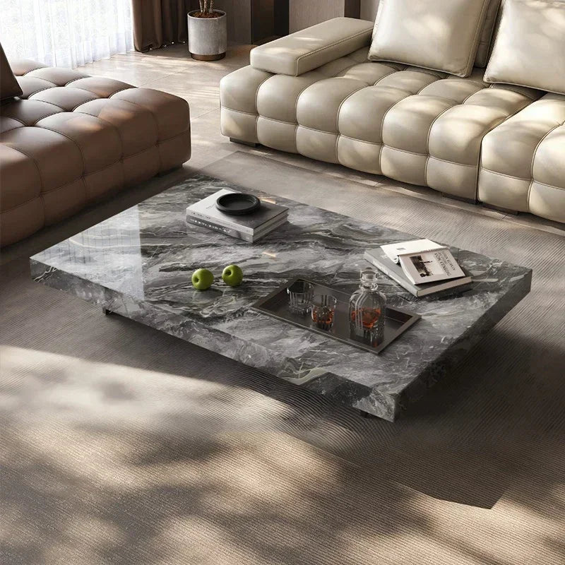 Minimalist Italian Coffee Table Living Room Decoration Aesthetic Modern Side Table Organizer Mesas Bajas Lounge Suite Furniture