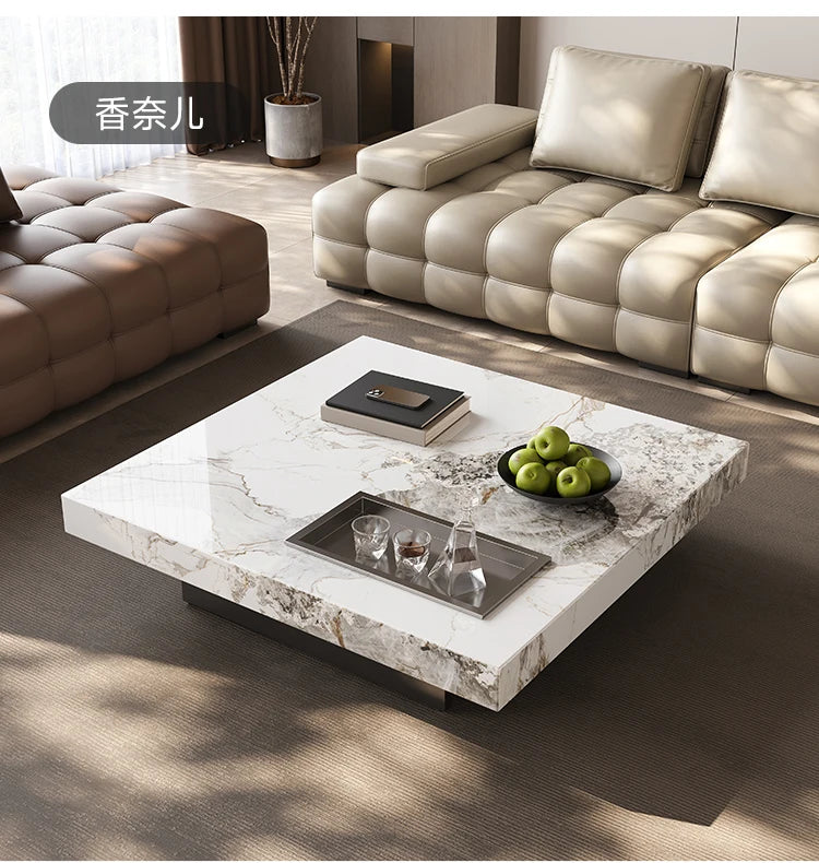 Minimalist Italian Coffee Table Living Room Decoration Aesthetic Modern Side Table Organizer Mesas Bajas Lounge Suite Furniture