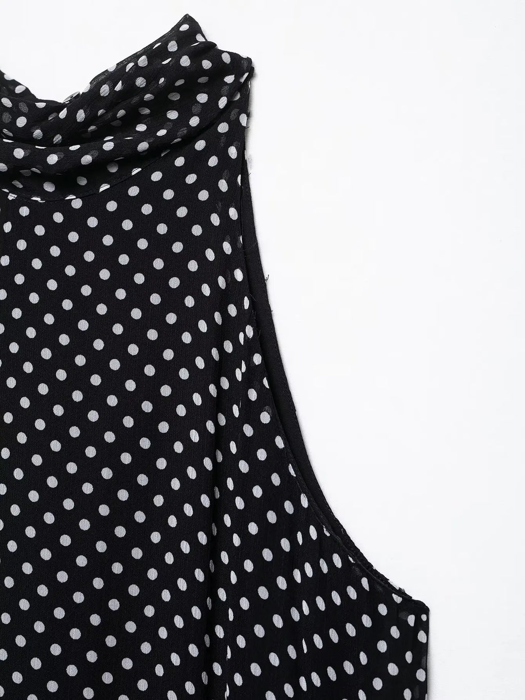 Women's Dresses New Spring 2025 Polka dot dress Sexy shoulders Irregular personality expanded maxi skirt Flowing  5289042