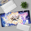 Amphoreus New HD Print Rubber Keyboard Mats Honkai Star Rail Cyrene Phainon Mousepad Chrysos Heir Mouse Pad Computer Accessories