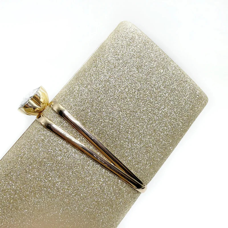 Shiny Glitter Evening Clutch Bag Women Wedding Purse Party Banquet Handbag Lady Elegant Daily Club Chain Crossbody Shoulder Bag