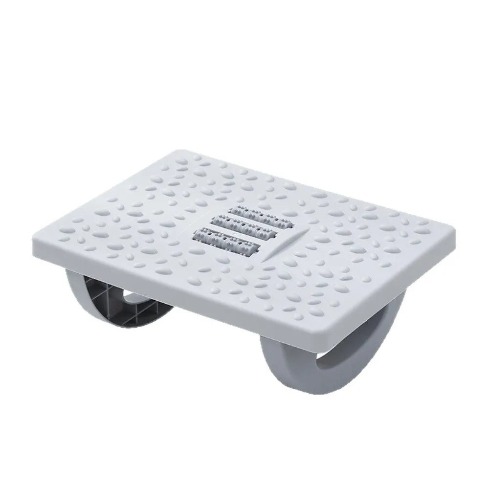 Portability with Massage Rollers Foot Rest 180 Degree Swing Ergonomic Foot Stool Under Desk Footrest for Home Office Work