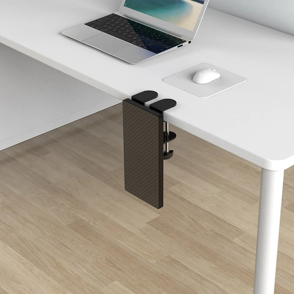 HKXA Computer Arm Support Ergonomic Adjustable Desk Armrest Sturdy Mouse Arm Support Computer Desktop Extender for Home Office