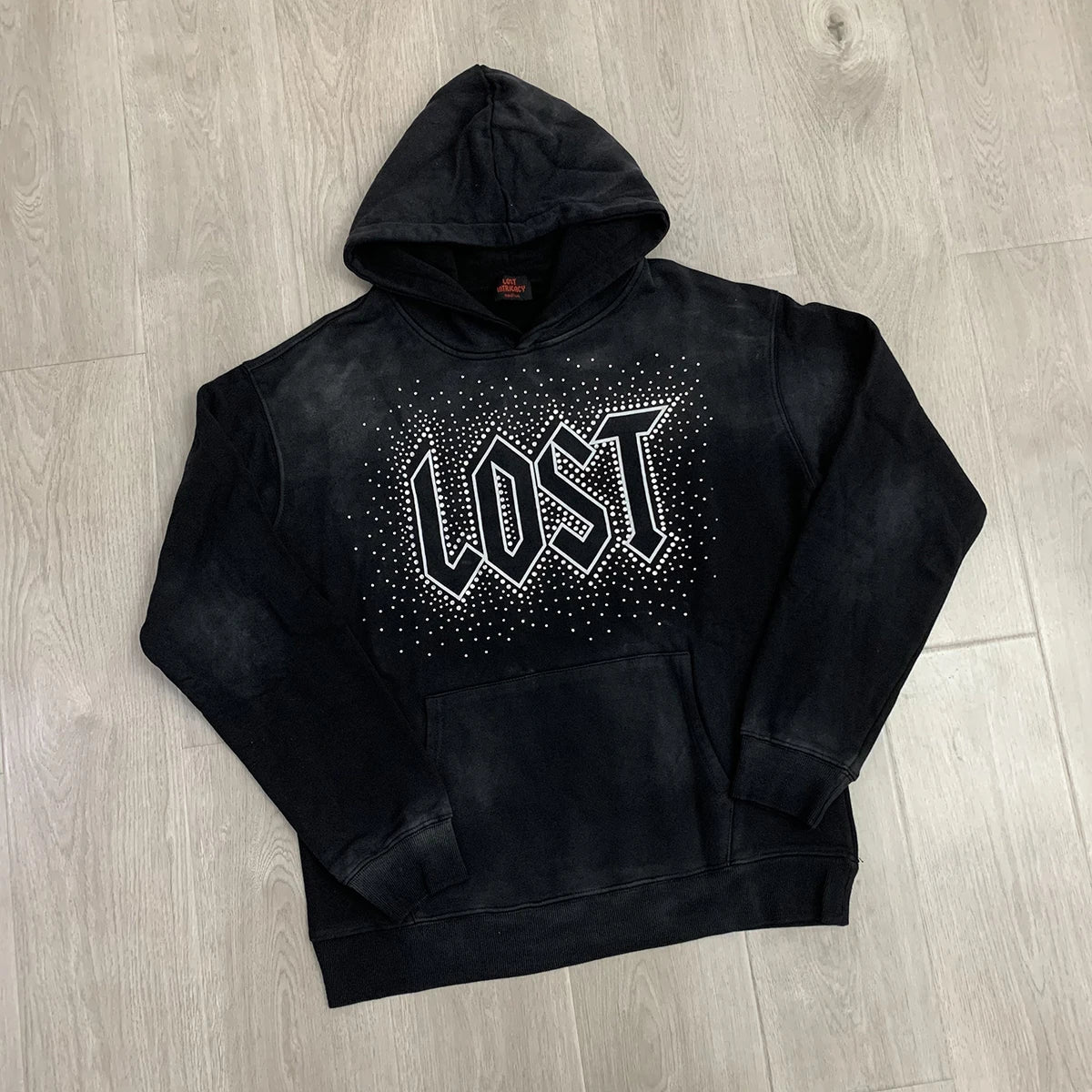 High Street Lose Rhineston Brilliant Shinning Zipper Hooded Hoodies for Men Cardigan Terry Loose Casual Sweatshirt Jacket