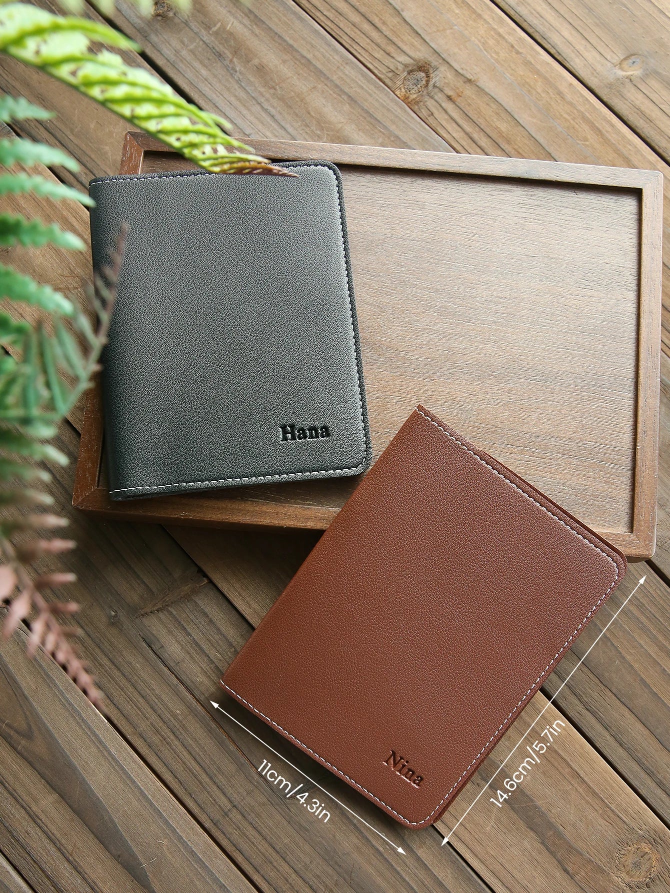 1PCS Custom Name Passport Holder Personalized Leather Passport Cove Customized Travel Accessories Handmade Gifts For Friends