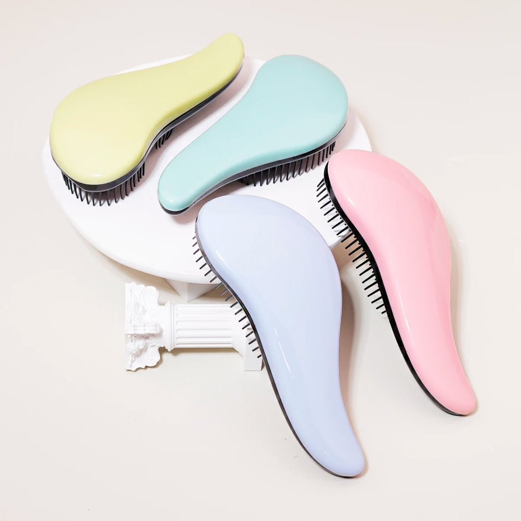 Wholesale massage brush brush shower winding wet hair curly brush salon hairdressing tool massage Special for real hair wigs