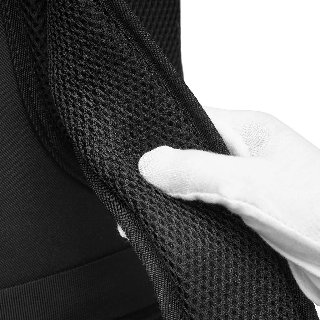 Kono Cabin bag 40x20x25 cm for Ryanair Under Seat hand luggage Backpack, Cabin Size 20L Black Minimalist