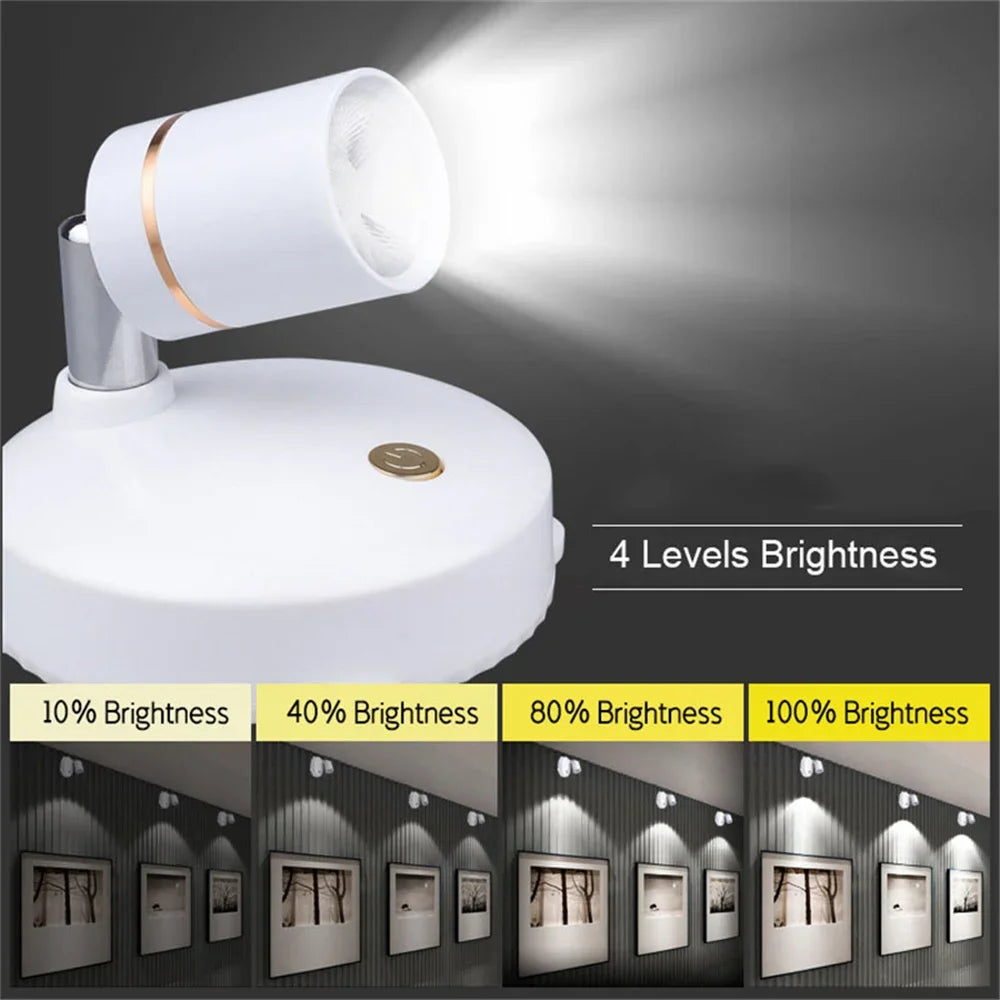 Customizable White Color Led Under Cabinet Light Indoor Spotlight Wireless Touch Sensor /Remote Controller for Stairs