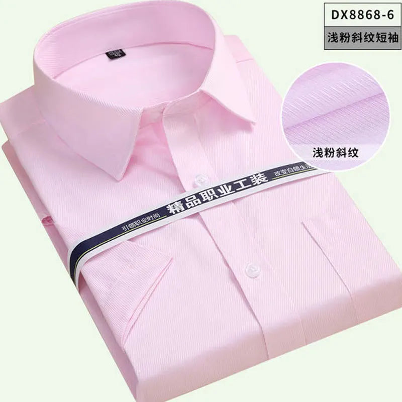 7XL 8XL Men's shirt Long sleeve large size Spring Summer Business cotton casual High quality fashion free wear breathable