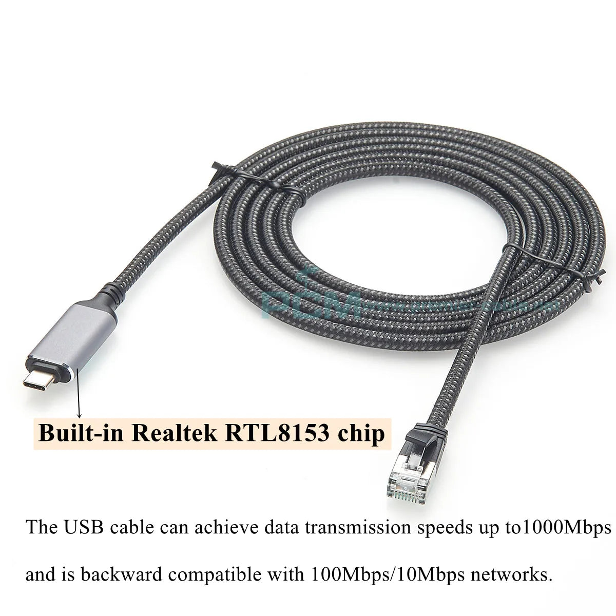 USB Type C to RJ45 Ethernet Adapter Network 1000Mbps Gigabit Cable USB to RJ45 Gigabit LAN Network Cable USB networking cable