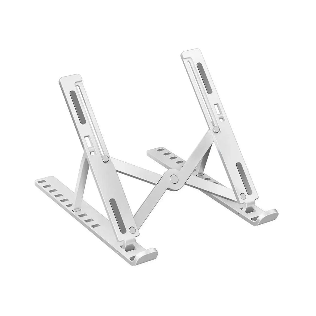 Laptop Stand - Foldable and Adjustable, 10 Height Setting, High Quality Compact Base, Office Desk, etc