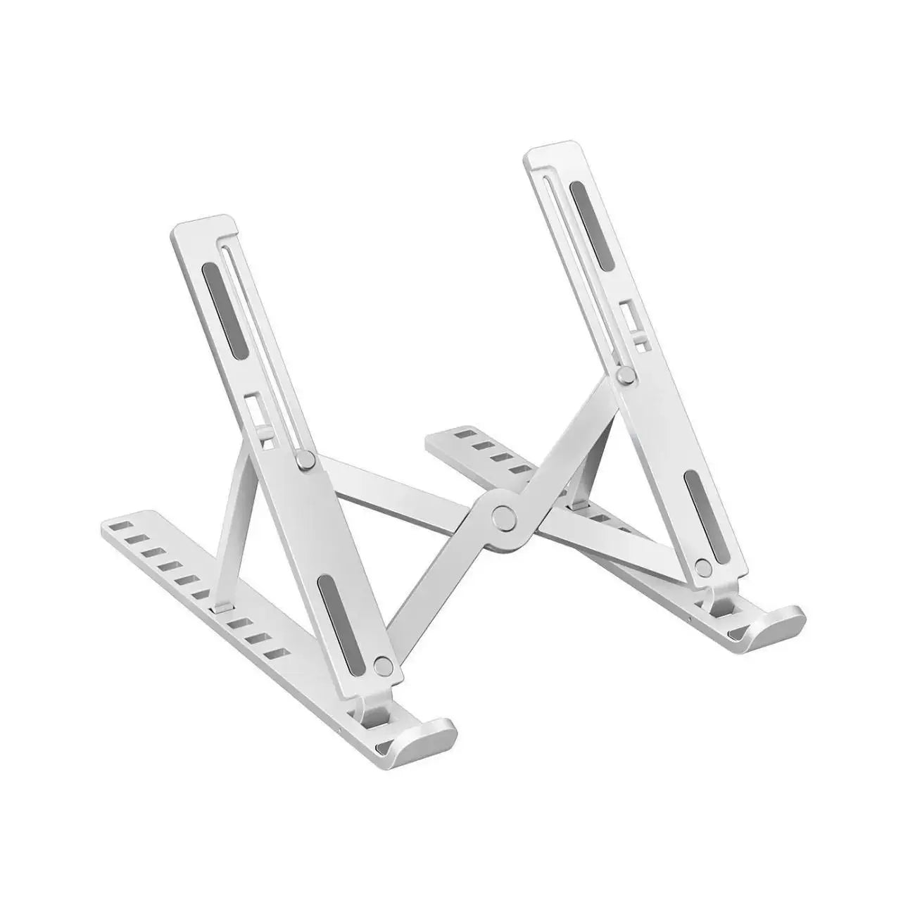 Laptop Stand - Foldable and Adjustable, 10 Height Setting, High Quality Compact Base, Office Desk, etc