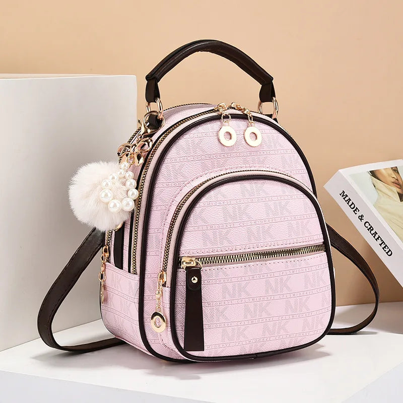 Classic Women Backpack Fashion School Bags Female Daily Shopping Girl Backpacks Schoolbags Versatile Leisure Travel Backpack