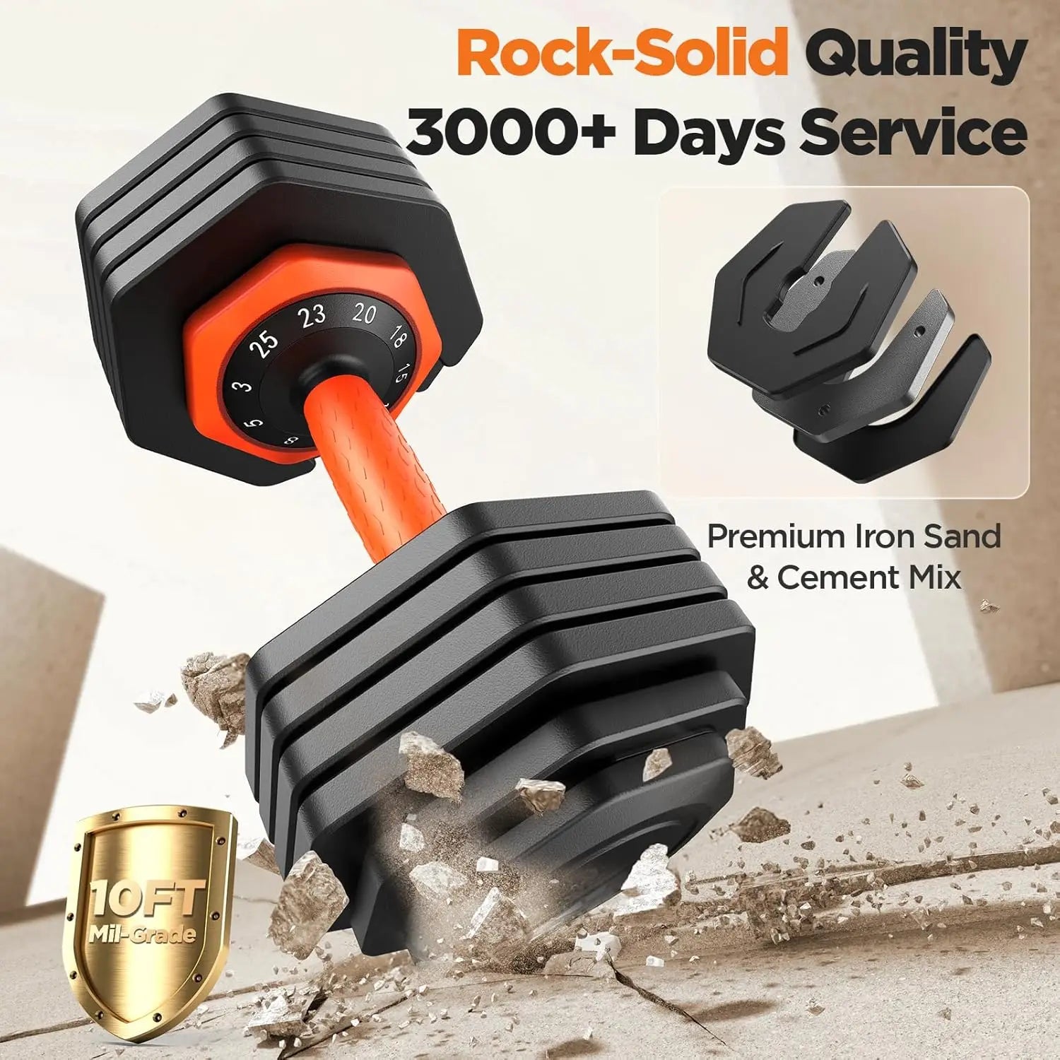 2026 Updated Adjustable Dumbbell Set of 2, 110lbs/50lbs Weights Dumbbell Set with Storage Box, 25lbs/55lbs, Customized