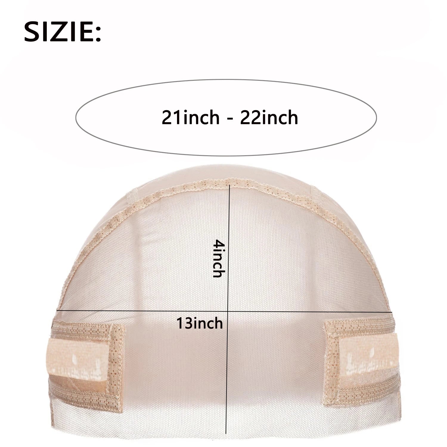 Wig Cap with Silicone Grip Band for Keeping Wigs in Place, More Full Cap-wide Transparent Lace for Lace Front Wigs