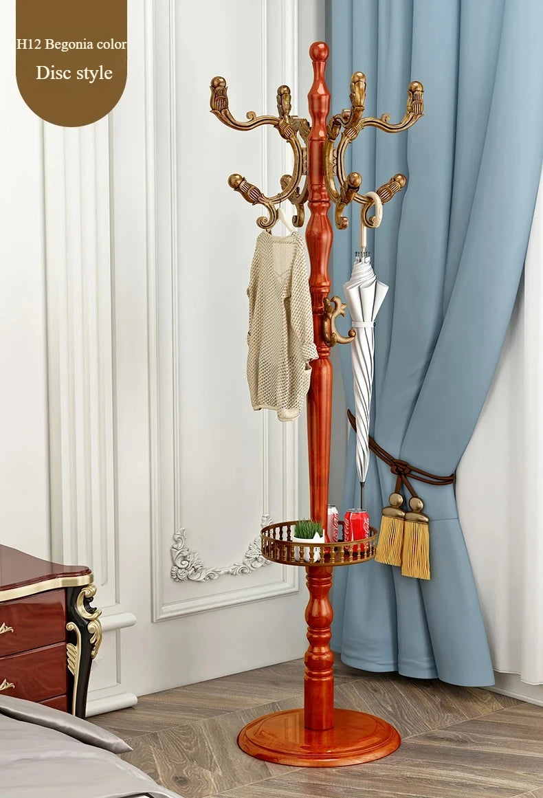 Clothes Rack for Hanging Clothes Solid Wood Birch Floor Standing Bedroom Vertical Tree Branch Shape Furniture Living Room Mueble