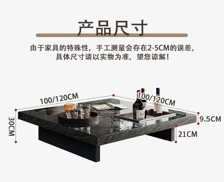Minimalist Italian Coffee Table Living Room Decoration Aesthetic Modern Side Table Organizer Mesas Bajas Lounge Suite Furniture