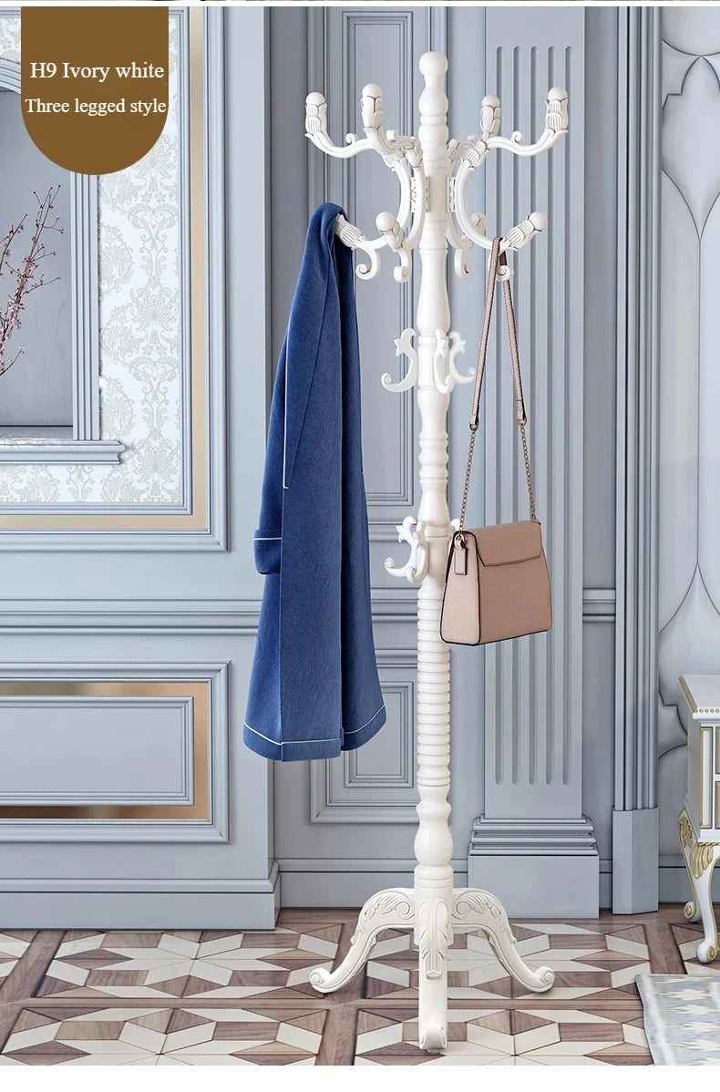 Clothes Rack for Hanging Clothes Solid Wood Birch Floor Standing Bedroom Vertical Tree Branch Shape Furniture Living Room Mueble