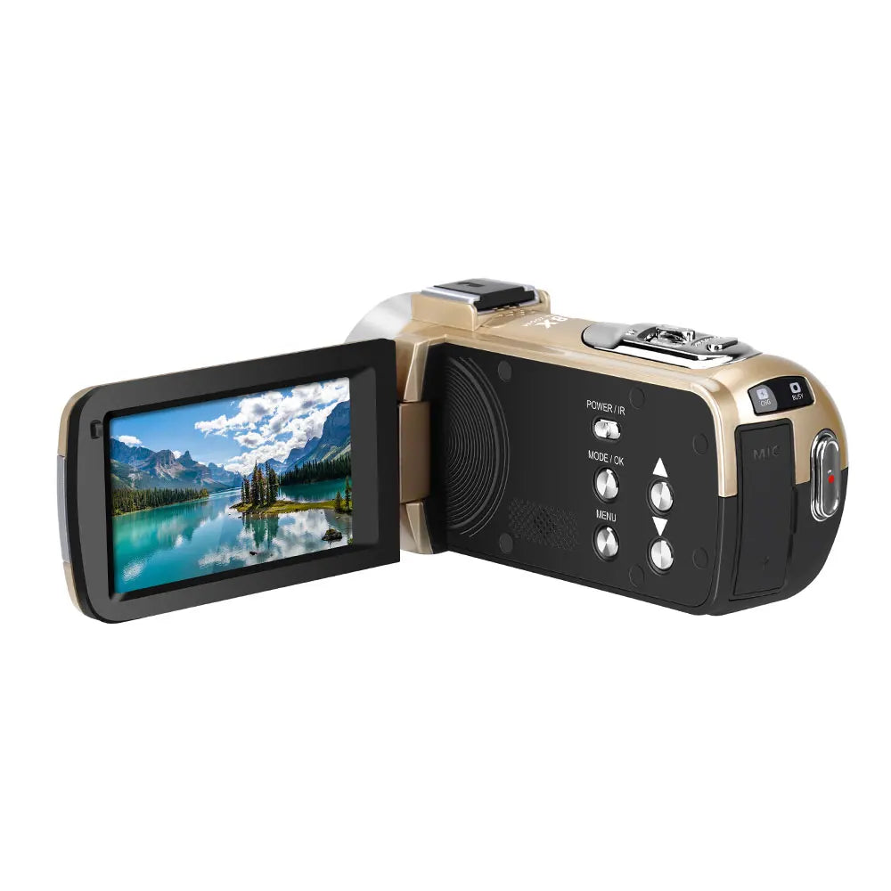 Ordro HD Camcorder 18X Digital Zoom Video Camera, 1080P Infrared Night Vision, Vintage Cheap Home Use Camara